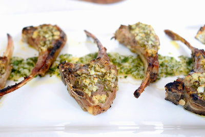 Lemon Garlic Lamb Chops