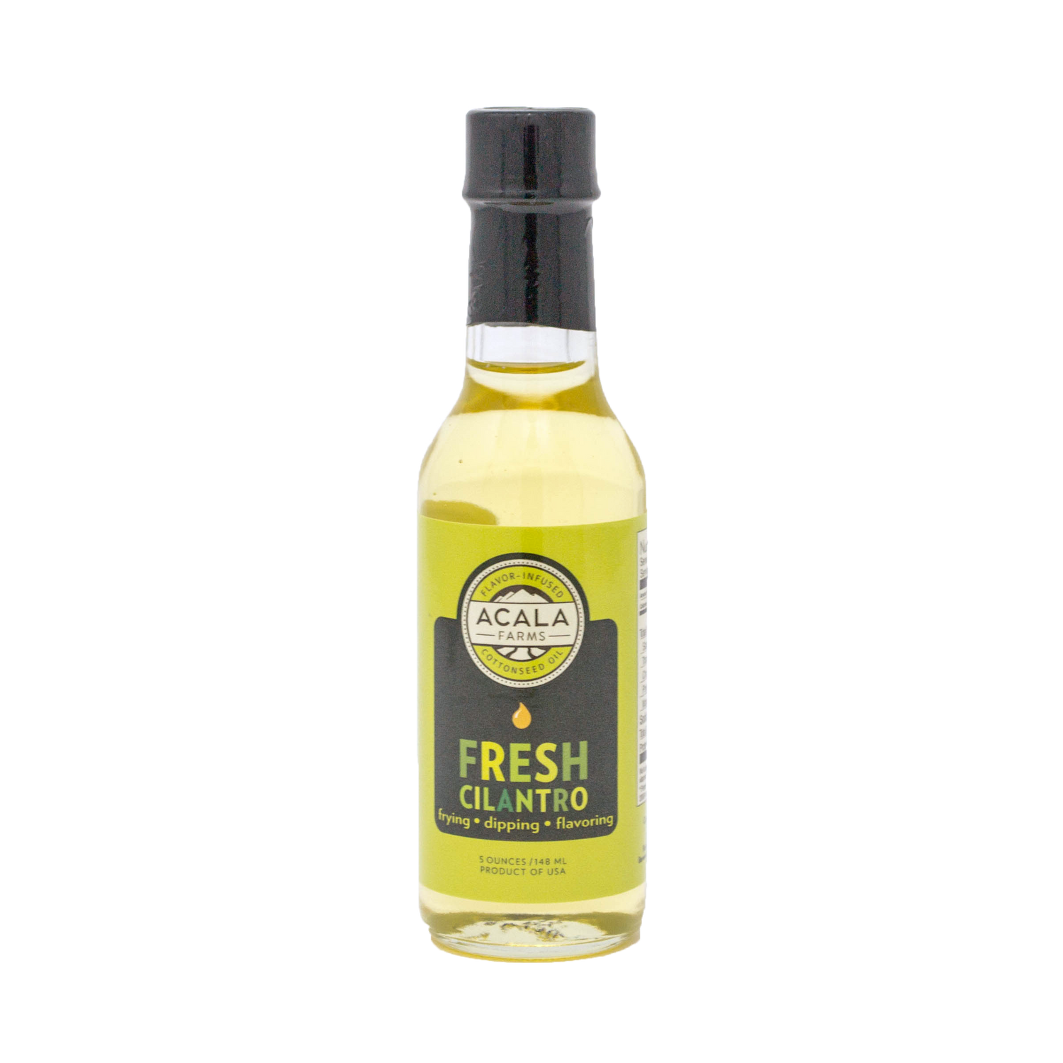 Fresh Cilantro Acala Farms cooking oil